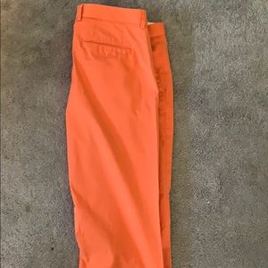 Orange dress pants